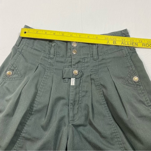 Walking Wide leg Shorts State of the Art shorts women boho green size 5/6 - Picture 4 of 10
